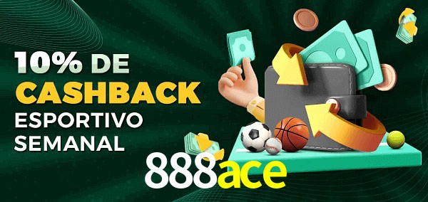 10% de bônus de cashback na 888ace